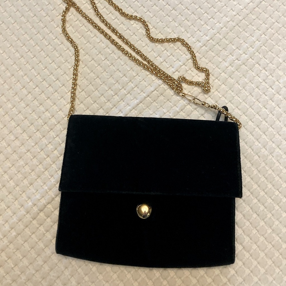 Velvet evening bag